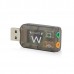 Placa de Som Ewent EW3751 5.1 USB com Chipset C-Media CM108