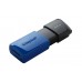 Pen USB Kingston DataTraveler Exodia M 64GB USB 3.2, Slide, Preto/Azul