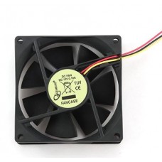 Ventoinha OEM 80mm para caixa, 3 pinos, fluxo de ar otimizado, silenciosa.