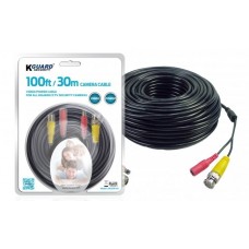 Cabo KGuard para Câmaras de Vigilância: 30m, BNC Macho/Macho, DC Macho/Fêmea Cabo KGuard para Câmaras de Vigilância: 30m, BNC Macho/Macho, DC Macho/Fêmea