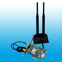 Adaptador OEM mPCIe > PCIe/USB + 2 Antenas - Expansão e Conectividade Versátil Adaptador OEM mPCIe > PCIe/USB + 2 Antenas - Expansão e Conectividade Versátil