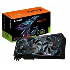 Placa Gráfica Gigabyte RTX5090 Aorus Master 32GB GDDR7, PCIe 5.0, Waterforce, RGB