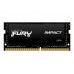 Memória Portátil Kingston Fury Impact 16GB DDR4 3200MHz CL20 SO-DIMM