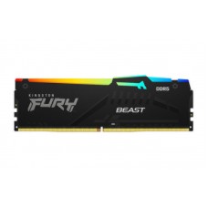 Memória RAM Kingston FURY Beast RGB 16GB DDR5 5600MHz, CL40, para PC Memória RAM Kingston FURY Beast RGB 16GB DDR5 5600MHz, CL40, para PC