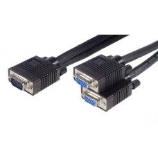 Cabo VGA OEM Multiplicador 2x Monitor - 1.8m - Duplicação de Imagem