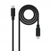 Cabo USB-C NanoCable 10.01.2301 1m USB 2.0 Macho/Macho Preto