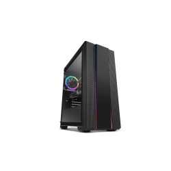 Caixa NOX Hummer Fusion RGB ATX, painel vidro, ventoinha RGB, USB 3.0