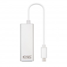 NanoCable Adaptador USB-C para Ethernet Gigabit - Conectividade Portátil