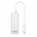 NanoCable Adaptador USB-C para Ethernet Gigabit - Conectividade Portátil