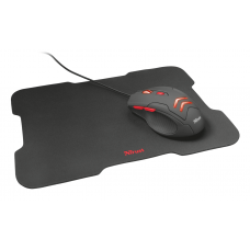 Rato Trust Ziva Gaming USB 3000 DPI c/ Mousepad