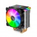 Cooler CPU Jonsbo CR-1400 ARGB 92mm Preto - Arrefecimento Eficiente c/ ARGB