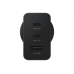 Carregador Samsung EP-T6530NBEGEU: Carregador Trio USB, 65W, Tipo C, Rápido, Compatível com Vários Dispositivos