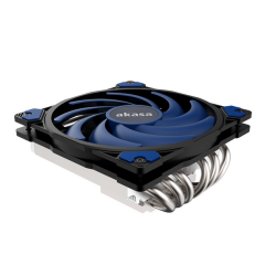 Cooler CPU Akasa Alucia H6LS, TDP 110W, Low Profile, AM5/S1700 c/ Ventoinha PWM
