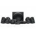 Sistema de Colunas Logitech Z906 5.1 Surround Sound THX 500W RMS Sistema de Colunas Logitech Z906 5.1 Surround Sound THX 500W RMS