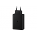 Carregador Samsung EP-T6530NBEGEU: Carregador Trio USB, 65W, Tipo C, Rápido, Compatível com Vários Dispositivos