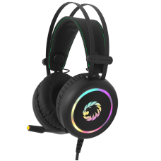 Auscultadores Gaming Gamemax HG3500 Pro, USB 7.1, 50mm, RGB