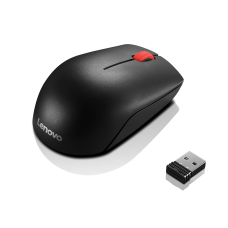 Rato Lenovo Essential Compact Wireless - Óptico, Ambidestro, 3 Botões, AA