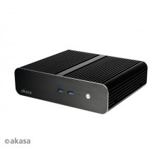 Caixa Akasa Euler S A-ITX10-M1B12E Fanless, Thin Mini-ITX, 120W, VESA