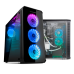 Caixa NOX Hummer TGX RGB - ATX, Mid-Tower, 3 Ventoinhas RGB, 2x USB 3.0