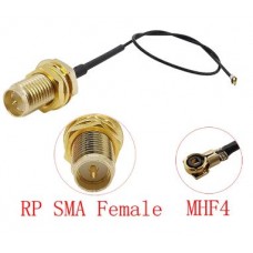 Antena OEM Wireless 20cm + Cabo Ptail 15cm IPEX MHF