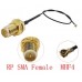 Antena OEM Wireless 20cm + Cabo Ptail 15cm IPEX MHF