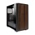 Caixa ATX Unyka Revelat Madeira Black, Vidro Temperado, USB 3.0 e Type-C, E-ATX