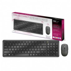 Kit Teclado MKPlus COMPACT TG5100WR Wireless - Compacto, Chiclet, 2.4GHz