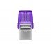 Pen USB Kingston DataTraveler MicroDuo 3C 128GB, USB-A/USB-C, 200MB/s, Roxo Pen USB Kingston DataTraveler MicroDuo 3C 128GB, USB-A/USB-C, 200MB/s, Roxo