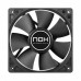 Ventoinha de Chassis NOX 120mm, 1000 RPM, 3 Pinos, Preto, para PC