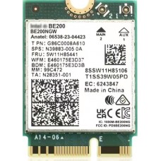 Placa de Rede Intel BE200 M.2 WiFi 7, triband, Bluetooth 5.4 e 2.4/5/6 GHz