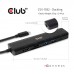 Base Club3D USB-C, HDMI, Ethernet, 100W PD, Leitor de Cartões 4K