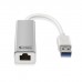 Placa Rede USB NanoCable USR Gigabit USB 3.0 - RJ45, 15cm