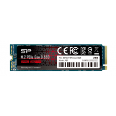 Disco SSD Silicon Power P34A80 256GB M.2 NVMe Gen3x4
