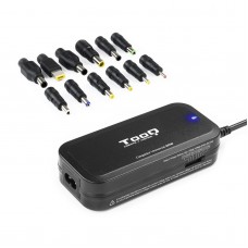 Carregador TooQ TQLC-90BS02M: 90W, Universal, AC, Preto