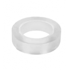 Fita OEM: Bi-adesiva, Gel PU, Transparente, 2x30mm x 3m, Reutilizável