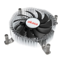 Dissipador Akasa S1700 AK-CC6610EP01, Low Profile, 65W TDP, PWM Fan