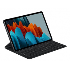 Teclado Samsung Galaxy Tab S7, Pogo Pin, Fino, Preto Teclado Samsung Galaxy Tab S7, Pogo Pin, Fino, Preto