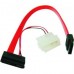 Cabo OEM Slimline SATA p/ Ópticos, 20/40cm, Molex