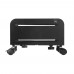 Suporte para CPU Ewent EW1291, Preto, 10kg, Metálico, com Rodas e Largura Ajustável