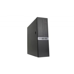 Caixa Coolbox SFF T450S Slim 300W - Micro-ATX, SGCC, 2x USB 3.2
