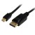 Cabo StarTech.com MDP2DPMM2M: Mini DisplayPort para DisplayPort 4K, 2m, Preto