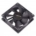 Ventoinha Unyka 80mm 3 Pinos - Refrigeração Eficaz, Baixo Ruído, Preto