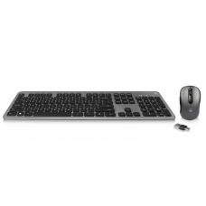 Kit Teclado e Rato Ewent Silent Wireless PT - Teclas Silenciosas, USB, Bateria Kit Teclado e Rato Ewent Silent Wireless PT - Teclas Silenciosas, USB, Bateria