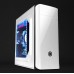 Caixa Flex.OEM SH9-5910 ATX Sem Fonte, Design Moderno e Branco