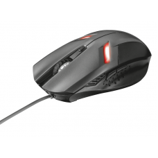 Rato Trust Ziva Gaming USB 2000 DPI, 6 Botões, Preto