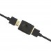 Adaptador EWENT EC1373 HDMI Fêmea-Fêmea: Preto, Dourado, 2160p, Conector Reto