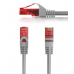 Cabo de Rede Ewent Cat6 1m Cinzento - RJ45, U/UTP, IM1006