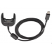 Cabo USB Zebra CBL-MC33-USBCHG-01 para PDA MC33: Carregamento Rápido, Preto, Comunicação USB