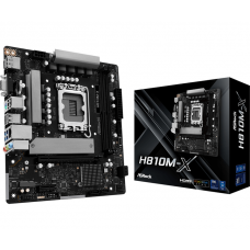 Motherboard AsRock H810M-X Micro ATX, LGA1851, DDR5, 2.5G LAN e HDMI Motherboard AsRock H810M-X Micro ATX, LGA1851, DDR5, 2.5G LAN e HDMI
