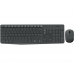 Teclado Logitech MK235: Wireless, Português, Resistente a Derrames, Cinzento